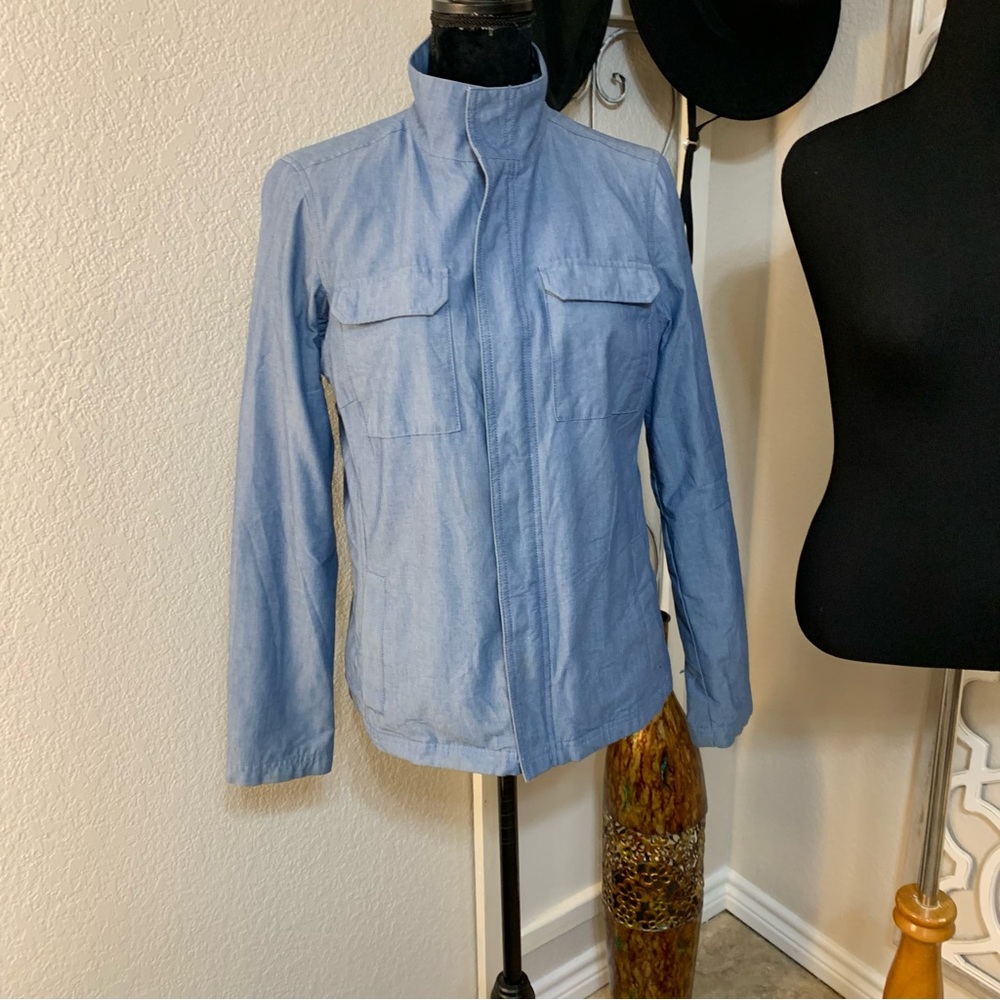 Duluth Trading co  light blue Jacket